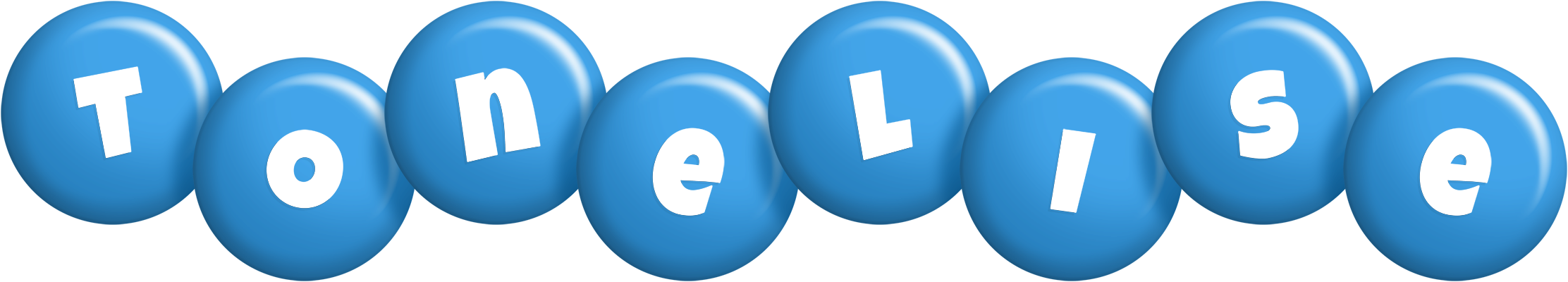 Tonelise candy-blue logo