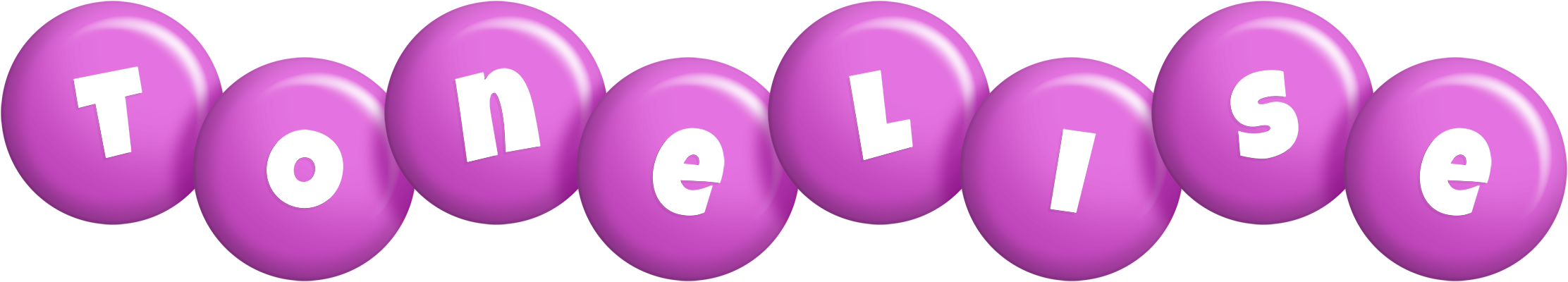Tonelise candy-purple logo