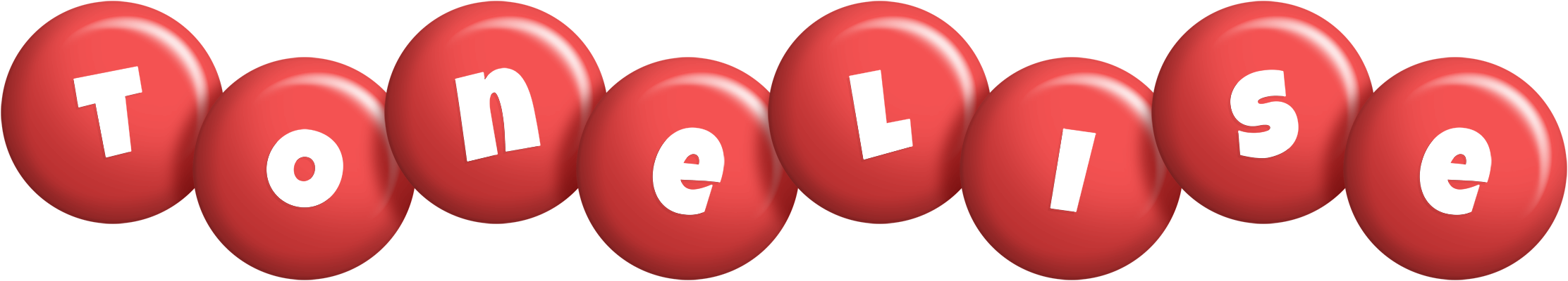 Tonelise candy-red logo
