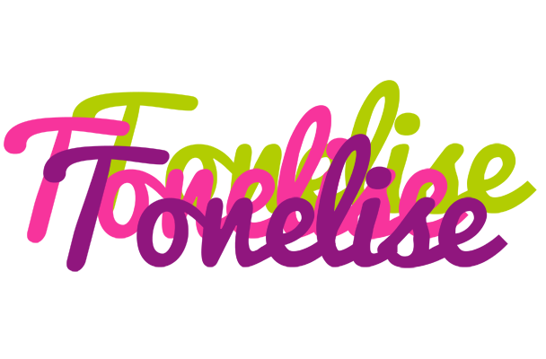 Tonelise flowers logo