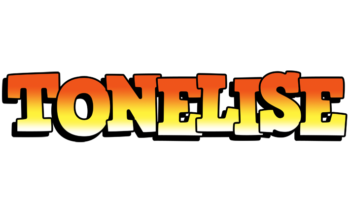 Tonelise sunset logo