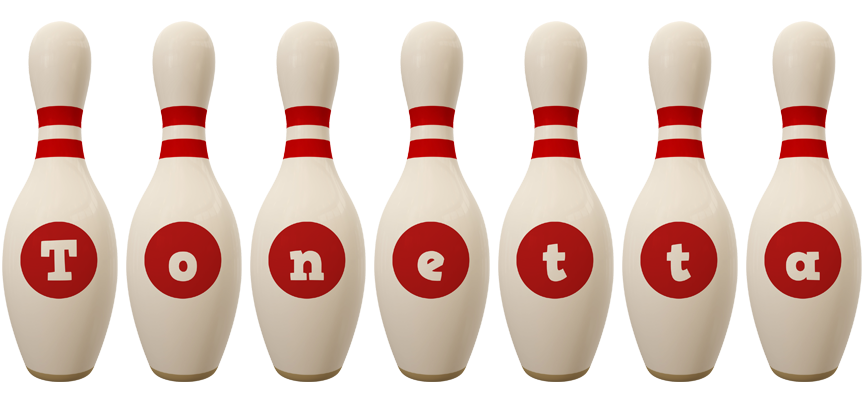 Tonetta bowling-pin logo