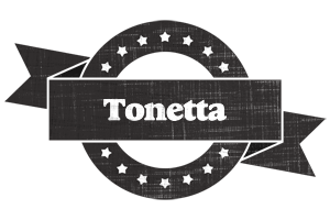 Tonetta grunge logo