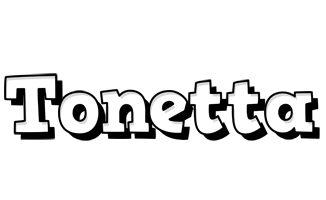 Tonetta snowing logo