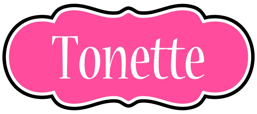 Tonette invitation logo