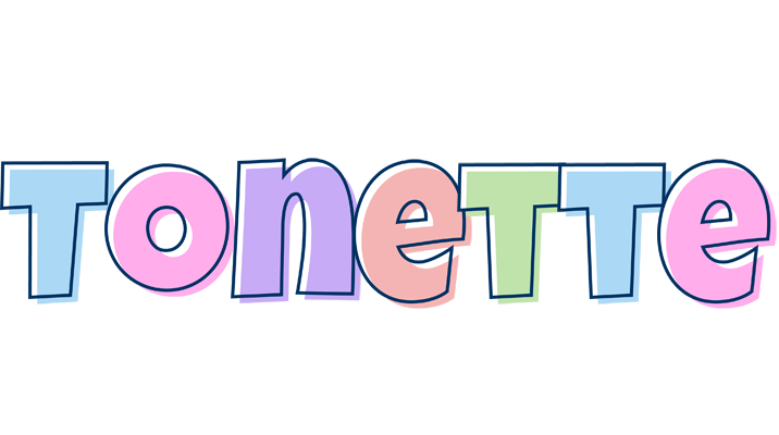 Tonette pastel logo