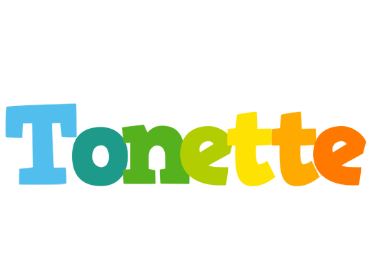 Tonette rainbows logo