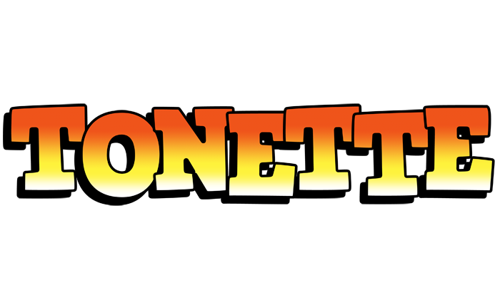 Tonette sunset logo