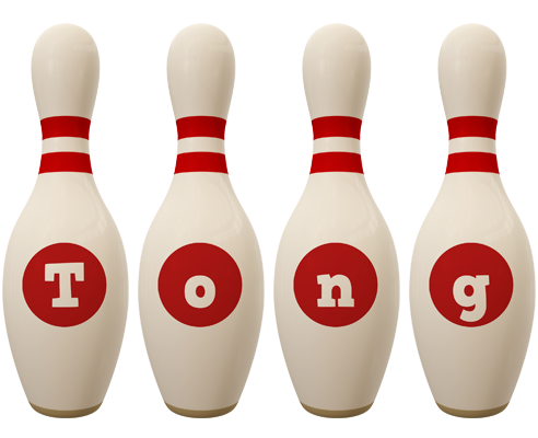Tong bowling-pin logo