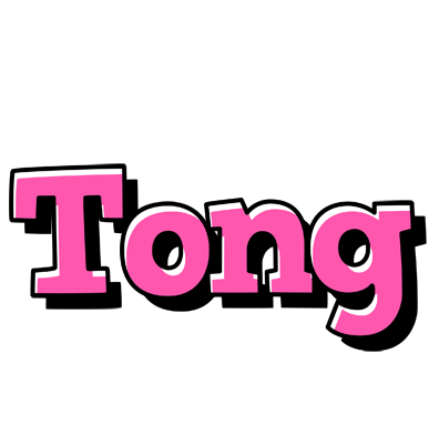 Tong girlish logo