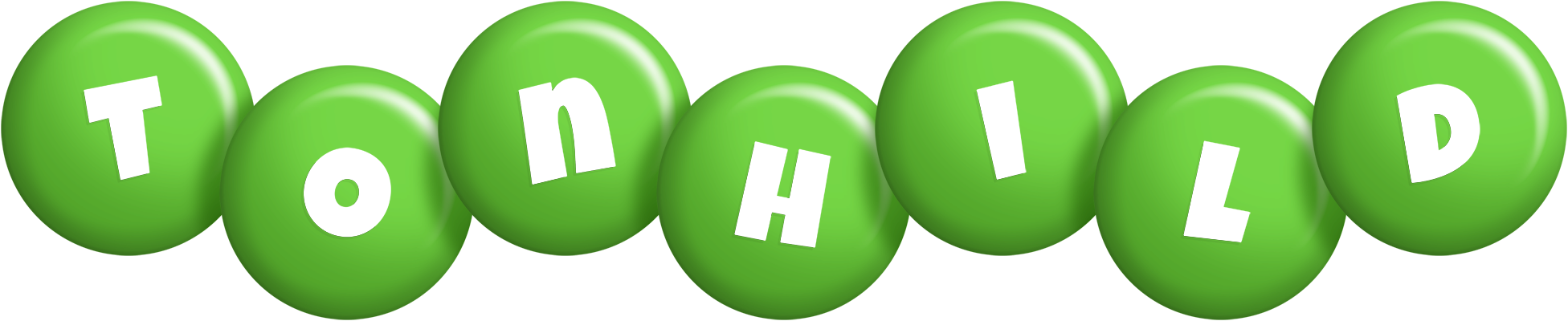 Tonhild candy-green logo