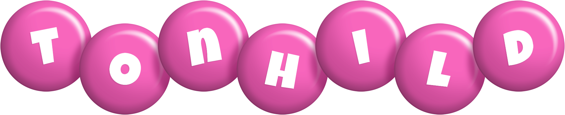 Tonhild candy-pink logo