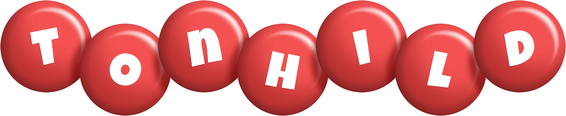 Tonhild candy-red logo