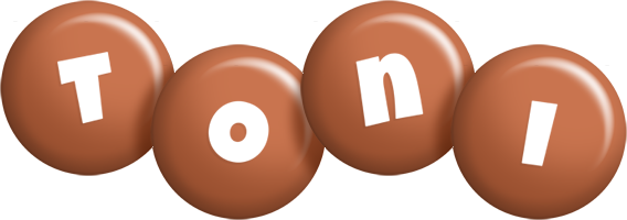 Toni candy-brown logo
