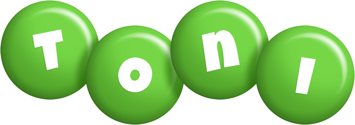 Toni candy-green logo