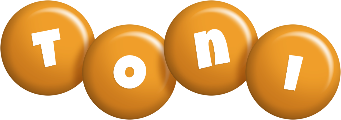 Toni candy-orange logo