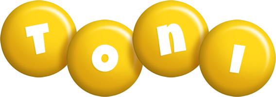 Toni candy-yellow logo