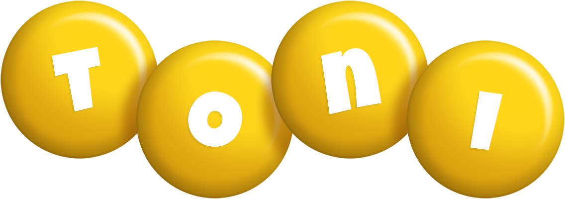 Toni candy-yellow logo
