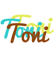 Toni cupcake logo