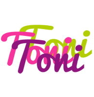 Toni flowers logo