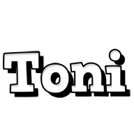 Toni snowing logo