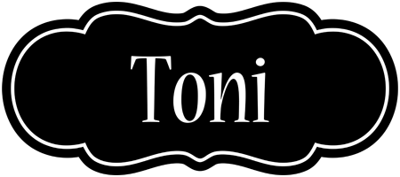 Toni welcome logo