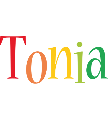 Tonia birthday logo