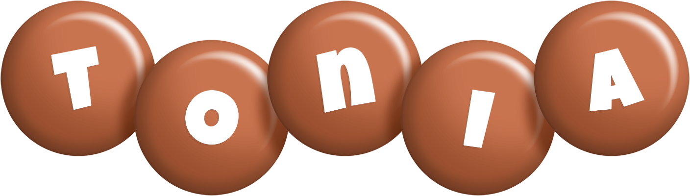 Tonia candy-brown logo