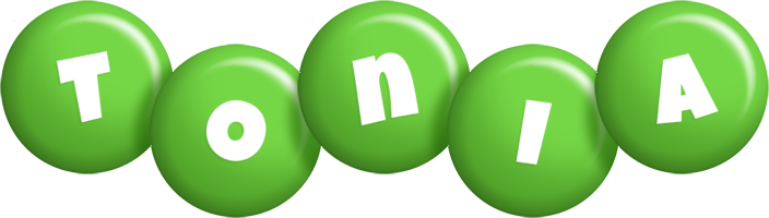 Tonia candy-green logo