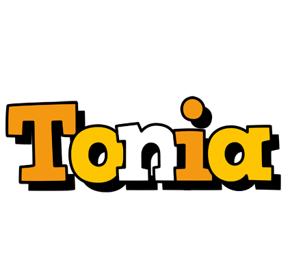 Tonia cartoon logo