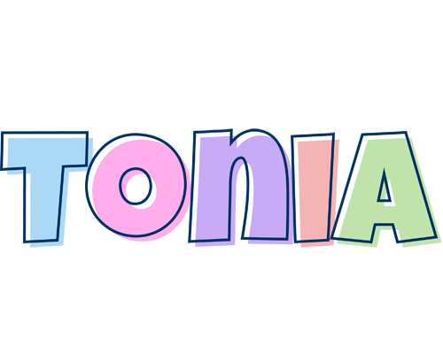 Tonia pastel logo
