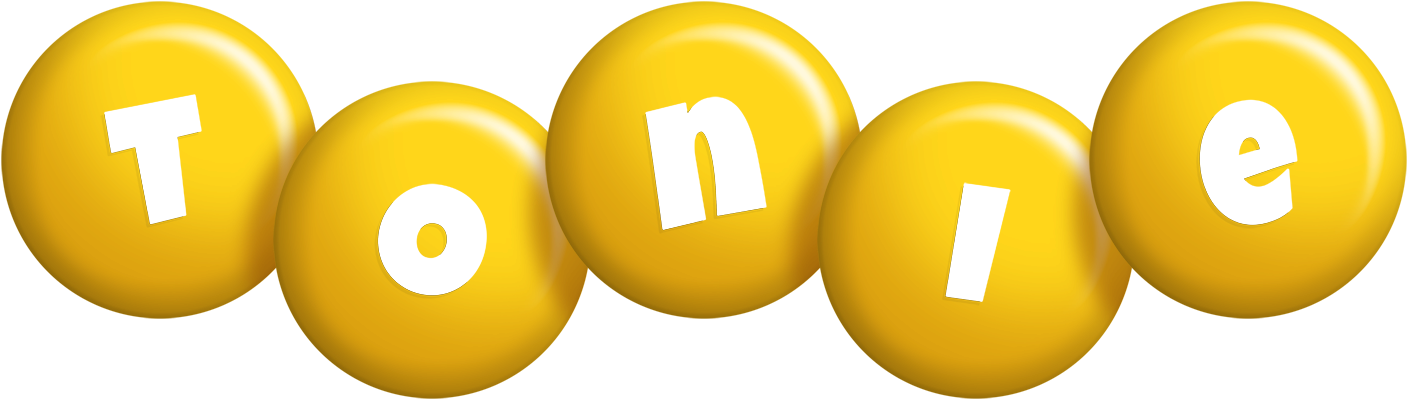 Tonie candy-yellow logo