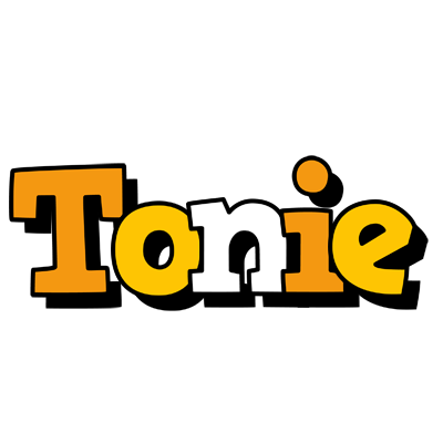 Tonie cartoon logo