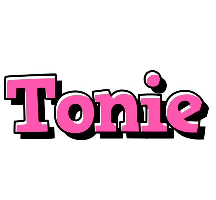 Tonie girlish logo