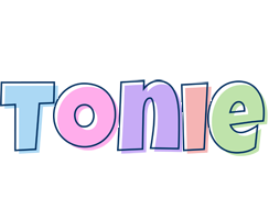 Tonie pastel logo