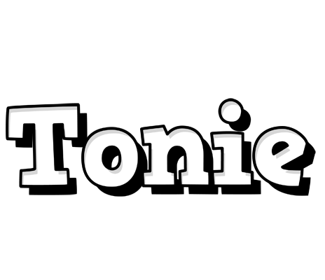 Tonie snowing logo