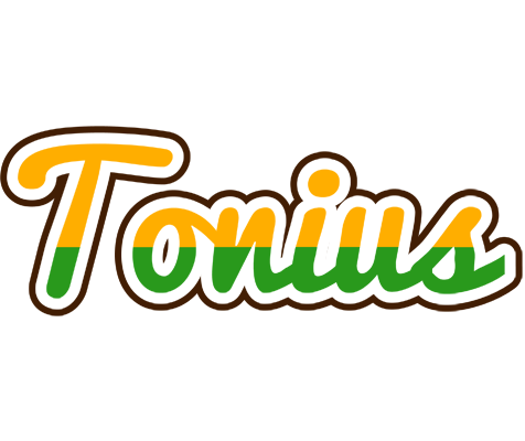 Tonius banana logo