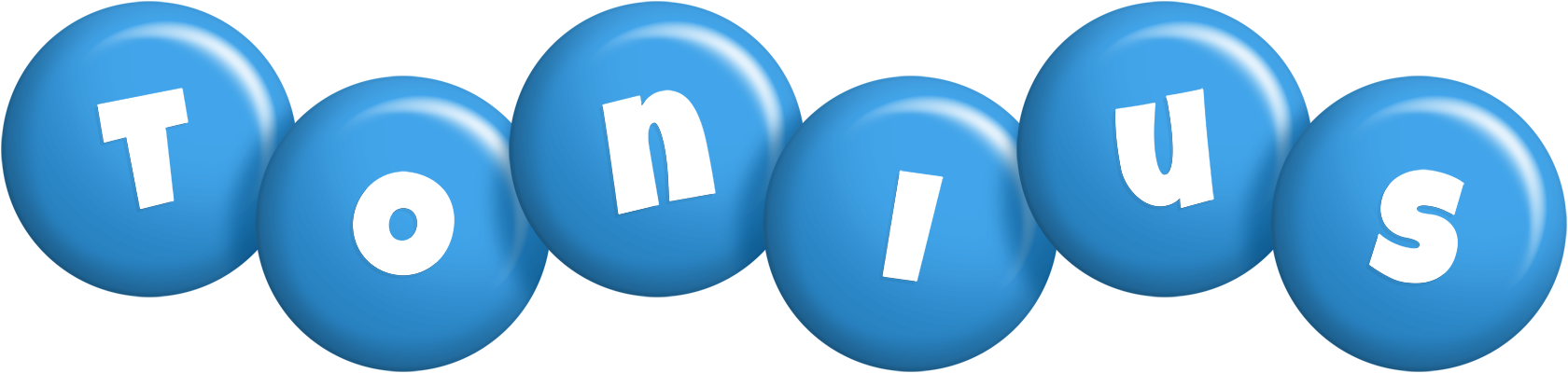 Tonius candy-blue logo