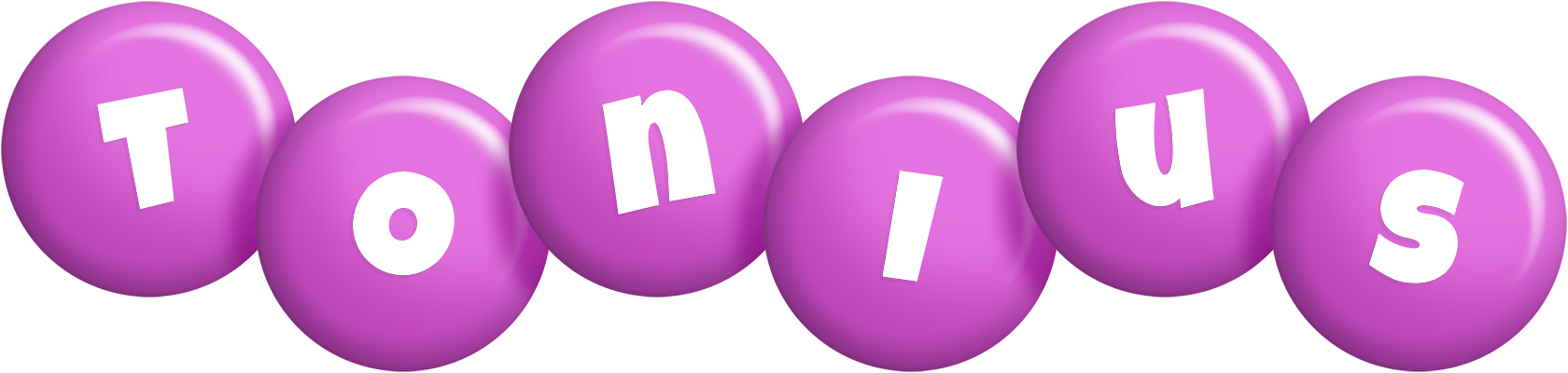 Tonius candy-purple logo