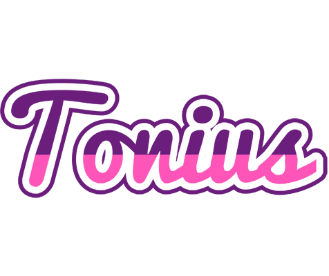 Tonius cheerful logo