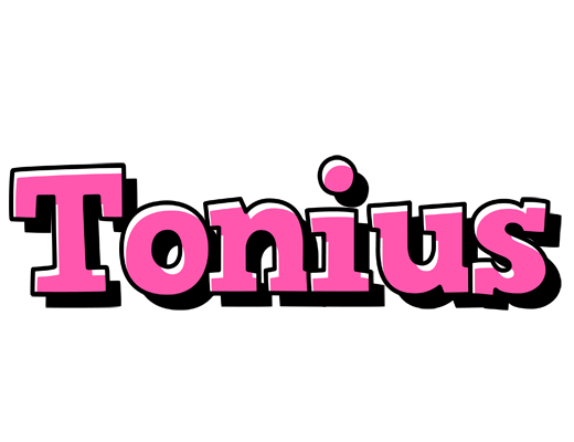 Tonius girlish logo