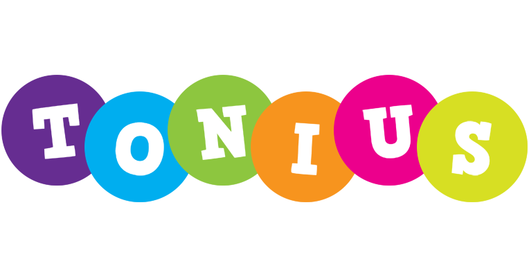 Tonius happy logo