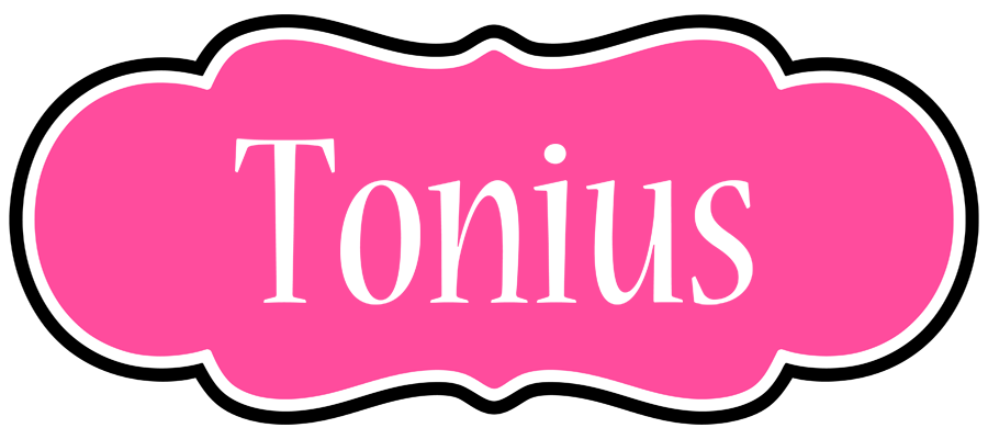 Tonius invitation logo