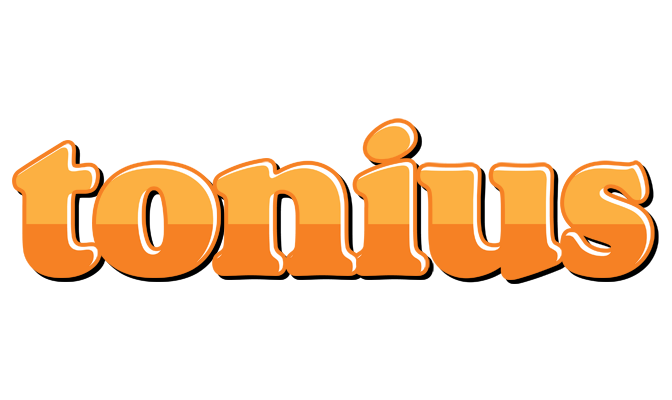 Tonius orange logo