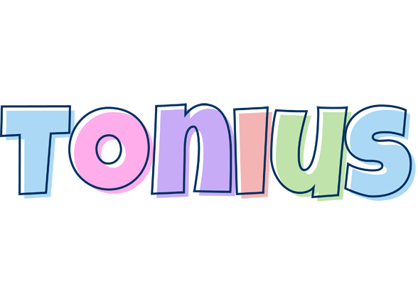 Tonius pastel logo