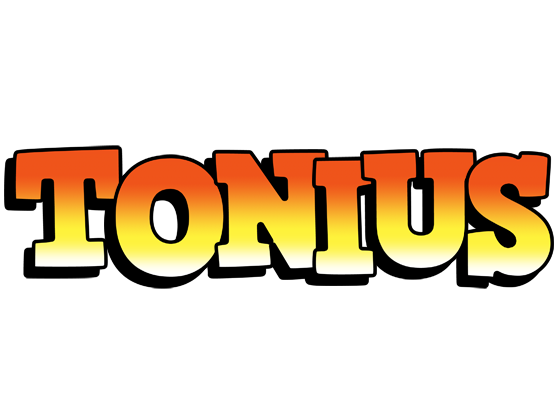 Tonius sunset logo