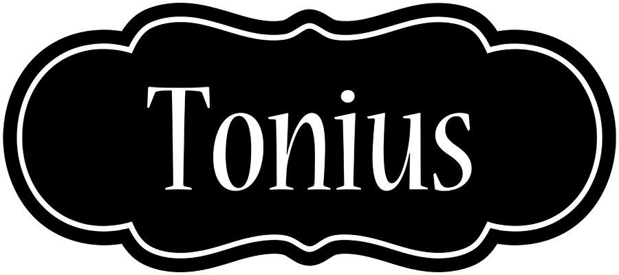 Tonius welcome logo