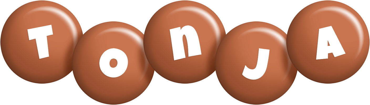 Tonja candy-brown logo
