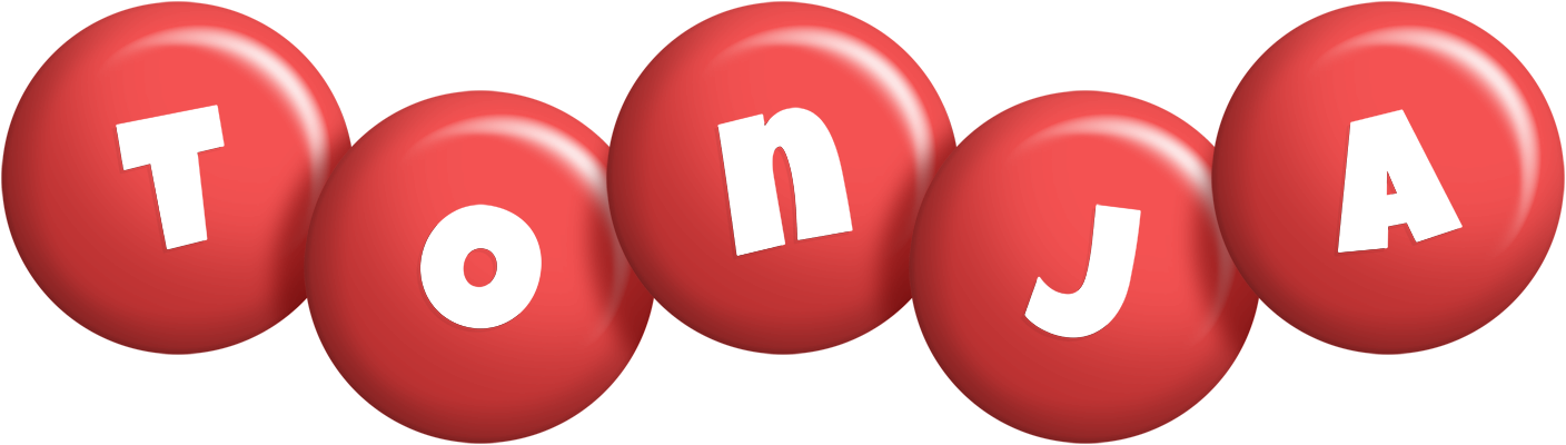 Tonja candy-red logo