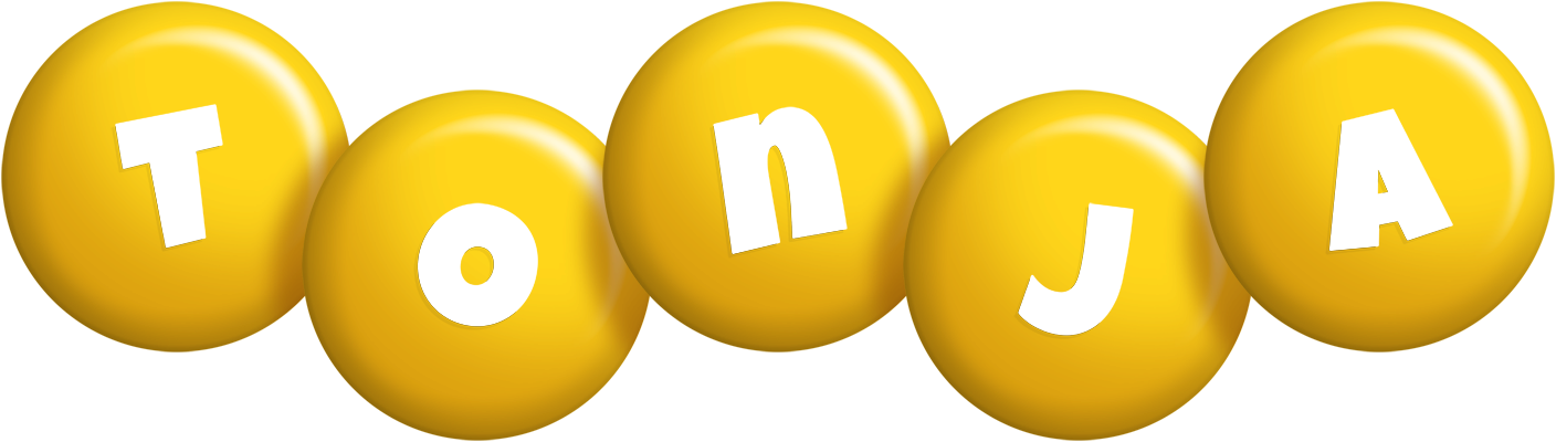 Tonja candy-yellow logo